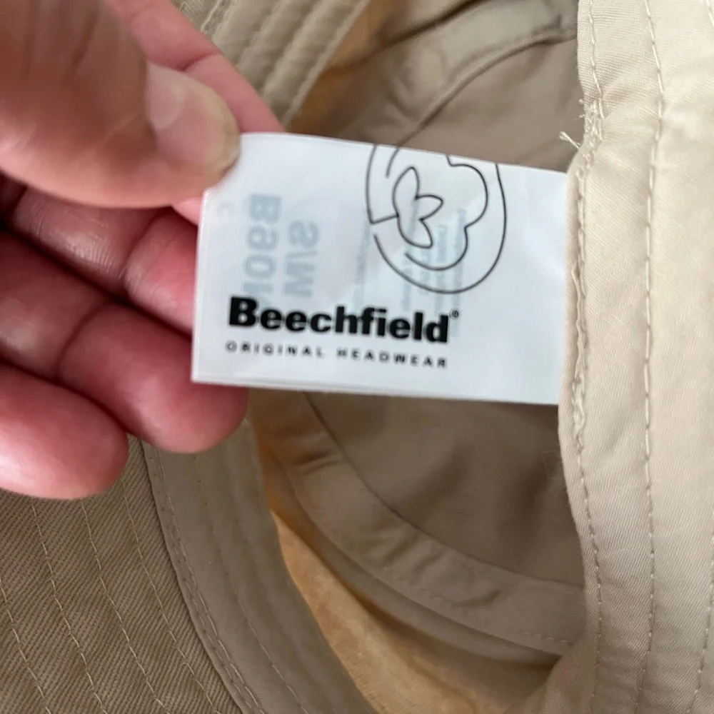 Tan Bucket Hat with Sturdy Canvas and Ventilation‎
